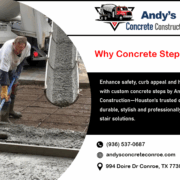 Concrete Steps Construction in Houston