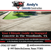 Ultimate Guide to Stamped Concrete in The Woodlands