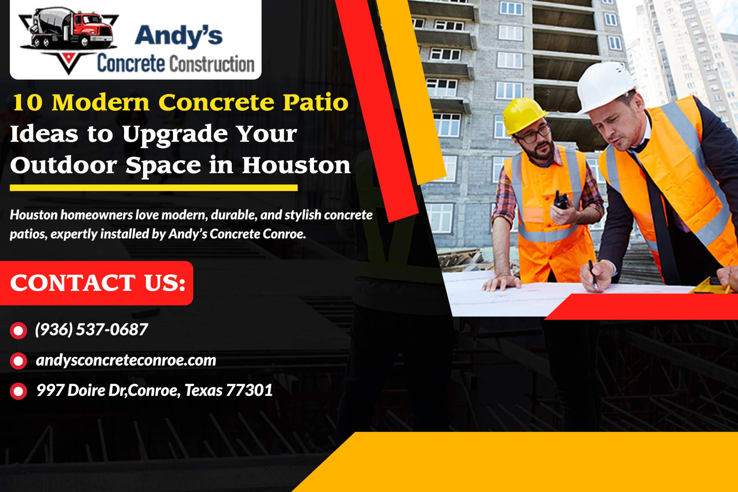 Concrete Patios Houston